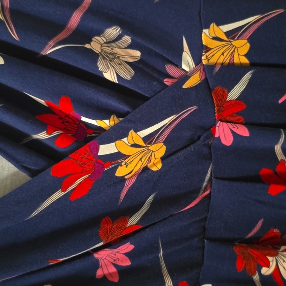 ST. JOHN'S BAY BRAND WOMEN'S BLUE & RED FLORAL SLEEVELESS SUNDRESS SIZE XL - Picture 6 of 12